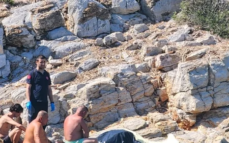 Bodrum'da mavi yolculukta denize düşen turist yaşamını yitirdi