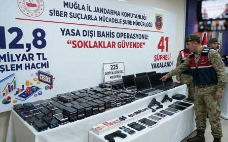 SİBER TAKİBE TAKILDILAR: BODRUM’DA 12,8 MİLYAR LİRALIK BAHİS VURGUNU!