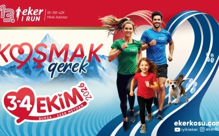 Koşu tutkunları bu yarışta buluşacak..Eker I Run 13. yılında yeniliklerle geliyor