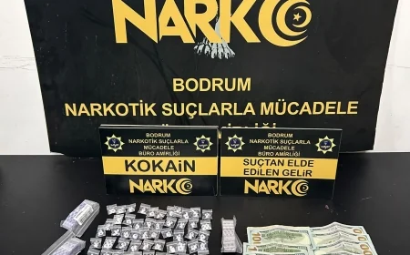 BODRUM VE YATAĞAN’DA UYUŞTURUCU OPERASYONU: 2 TUTUKLAMA
