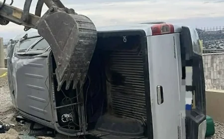 15 yaşında kamyonet kullanan çocuk  kaza yaptı yaşamını yitirdi