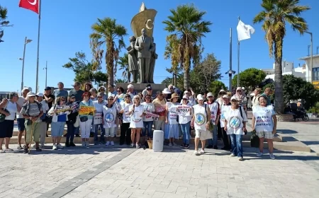 Emeklinin sefalet feryadı Bodrum'da meydanlara taşındı
