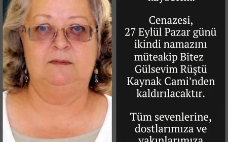 Bodrum Denizciler Derneği Başkanı Tuna Altunkaya'nın annesi yaşamını yitirdi