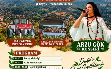 DEŞTİN’DE DOĞA, MÜZİK VE KÜLTÜR BULUŞMASI 5. DEŞTİN ÇEVRE VE DOĞAL YAŞAM FESTİVALİ 3 EKİM’DE