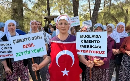 DEŞTİN ÇEVRE PLATFORMUNDAN  ÇİMENTO FABRİKASI TEPKİSİ "MUĞLA'YI KARANLIK SERMAYEYE TESLİM ETMEYECEĞİZ: ADALET NÖBETİ'NE DAVET EDİYORUZ"