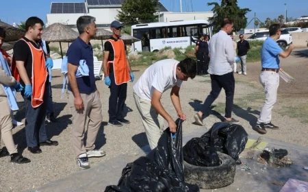 Turgutreisli öğrencilerden örnek çevre bilinci ve etkinliği