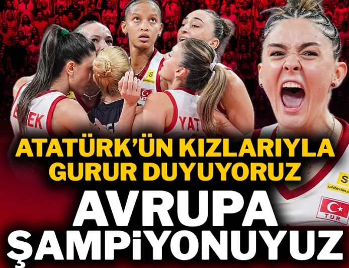 YENİDEN AVRUPA ŞAMPİYONUYUZ! FİLENİN SULTANLARI TARİH YAZDI