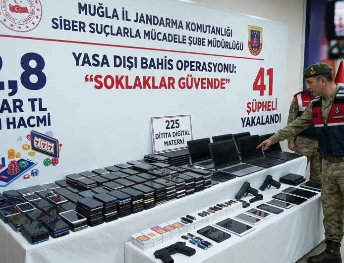 SİBER TAKİBE TAKILDILAR: BODRUM’DA 12,8 MİLYAR LİRALIK BAHİS VURGUNU!