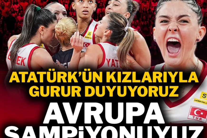 YENİDEN AVRUPA ŞAMPİYONUYUZ! FİLENİN SULTANLARI TARİH YAZDI