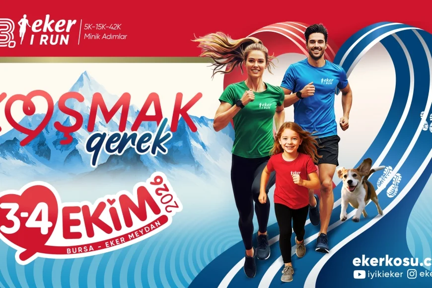 Koşu tutkunları bu yarışta buluşacak..Eker I Run 13. yılında yeniliklerle geliyor