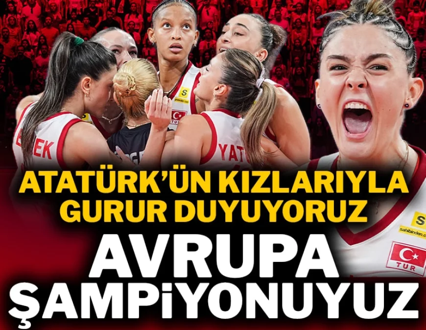 YENİDEN AVRUPA ŞAMPİYONUYUZ! FİLENİN SULTANLARI TARİH YAZDI