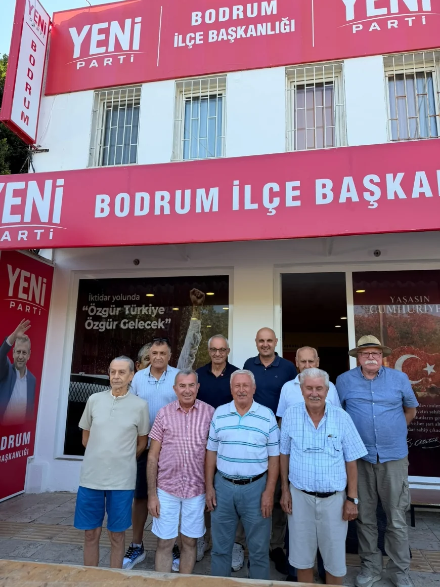 YENİ PARTİ BODRUM BAŞKANLARI YENİ DÖNEMİ DEĞERLENDİRDİ