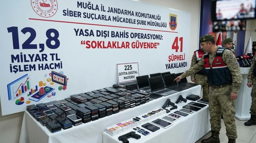 SİBER TAKİBE TAKILDILAR: BODRUM’DA 12,8 MİLYAR LİRALIK BAHİS VURGUNU!