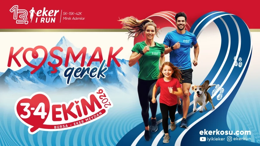 Koşu tutkunları bu yarışta buluşacak..Eker I Run 13. yılında yeniliklerle geliyor