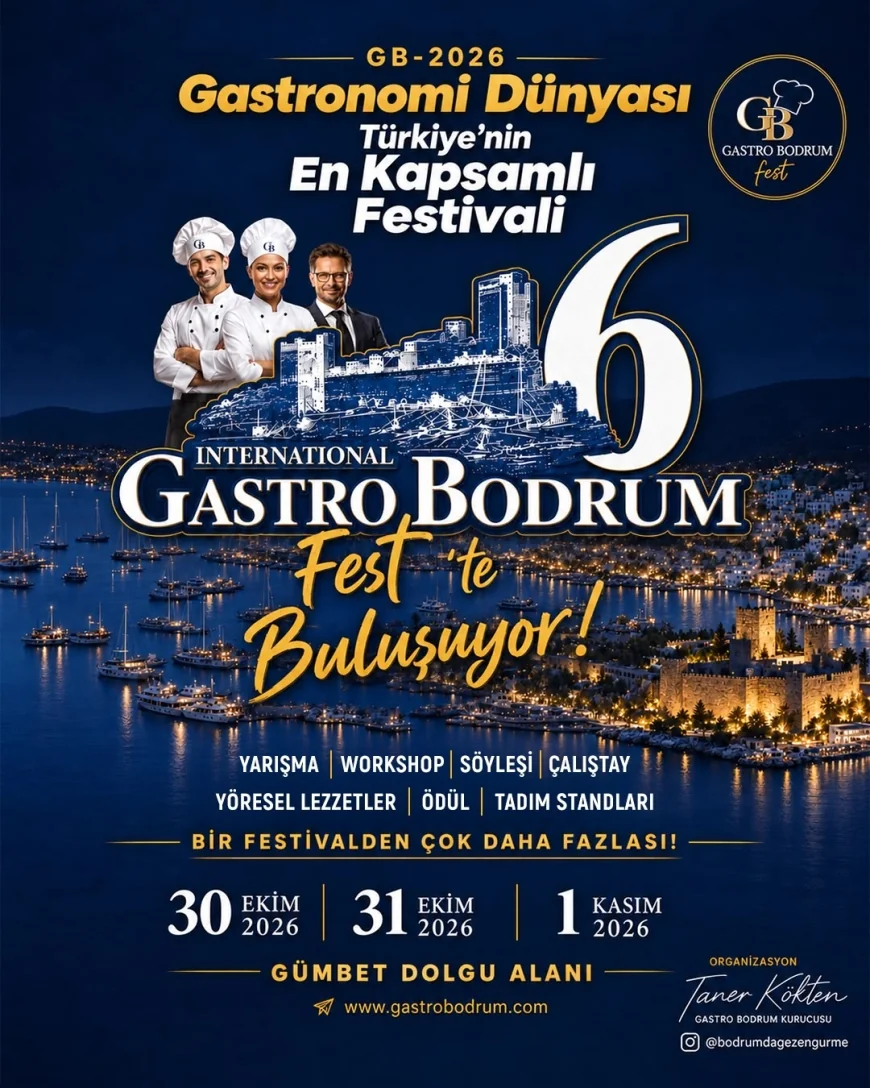 BODRUM’DA GASTRONOMİ FESTİVALİ İÇİN GERİ SAYIM BAŞLADI