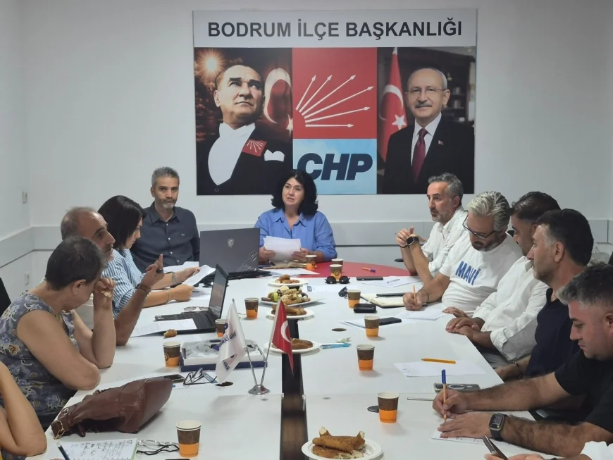 CHP Bodrum İlçe Yönetiminde Görev Dağılımı Netleşti