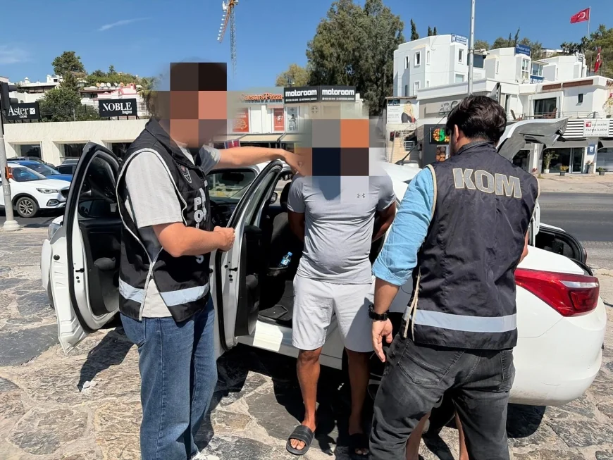 İNTERPOLÜN ARADIĞI ŞAHIS BODRUM'DA TATİL YAPARKEN YAKALANDI