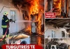 TURGUTREİS'TE BUZDOLABININ KABLOSU ARK YAPTI, YANGIN ÇIKTI