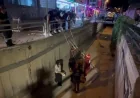 Dereye düşen turist ölümden döndü güçlükle kurtarıldı