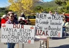 KÖYLÜLERDEN TAŞ OCAĞI PROTESTOSU! “ARTIK SESİMİZİ DUYUN”