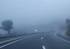 MUĞLA-DENİZLİ KARAYOLUNDA SAĞANAK VE SİS UYARISI