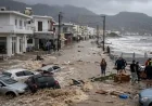 RODOS’U FIRTINA VE SAĞANAK VURDU: 1 ÖLÜ, KAYIPLAR VAR