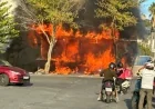 BODRUM GÜMBET’TE KAYNAK KIVILCIMLARI İŞ YERLERİNİ KÜLE ÇEVİRDİ! 7 MİLYON LİRALIK ZARAR