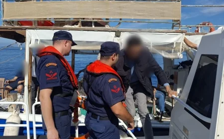 BODRUM'DA TEKNEDE YARALANANLAR İÇİN SAHİL GÜVENLİK KURTARMA OPERASYONU YAPTI