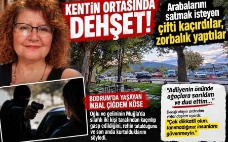 KENTİN ORTASINDA DEHŞET: ARABALARINI SATMAK İSTEYEN ÇİFT KAÇIRILDI