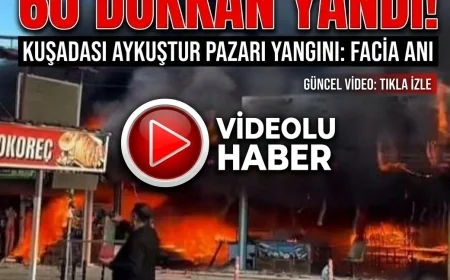 SON DAKİKA. TURİSTİK İLÇENİN ÇARŞISINDA BÜYÜK YANGIN ..60’TAN FAZLA DÜKKAN KÜLE DÖNDÜ!