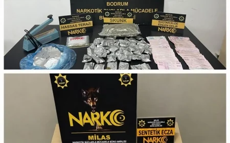 Bodrum ve Milas’ta Uyuşturucu Operasyonu: 3 Tutuklama!