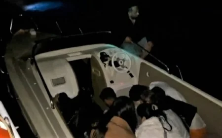 Bodrum Açıklarında Göçmen Operasyonu: Sürat Teknesinde 10 Düzensiz Göçmen ve 2 Kaçakçı Yakalandı