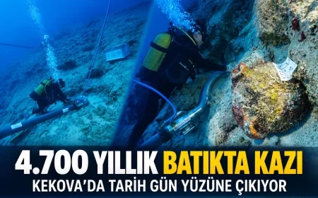 DÜNYANIN EN ESKİ BATIKLARINDAN BİRİ KEKOVA’DA GÜN YÜZÜNE ÇIKIYOR. TAM 4700 YILLIK