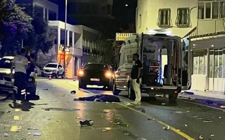 Motosikletlinin çarptığı yaya yaşamını yitirdi
