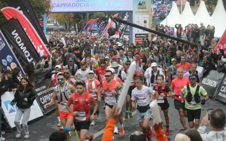    Salomon Cappadocia Ultra Trail’de dereceye giren sporcular ödüllerini aldı