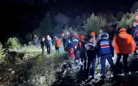 Arama kurtarma ekibi tatbikatta kayboldu, 1 ölü 13 kayıp