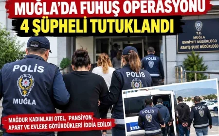 POLİS'TEN FUHUŞ OPERASYONU: 4 ŞÜPHELİ TUTUKLANDI