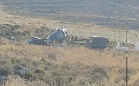 SON DAKİKA…Kilimli (Kalimnos) adasında askeri helikopter düştü