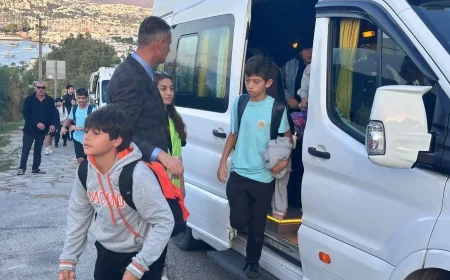 BODRUM'DA OKUL SERVİSLERİNE SIKI DENETİM!