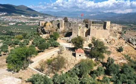 MİLAS’IN 700 YILLIK TARİHİ MİRASI BEÇİN KALESİ RESTORE EDİLİYOR