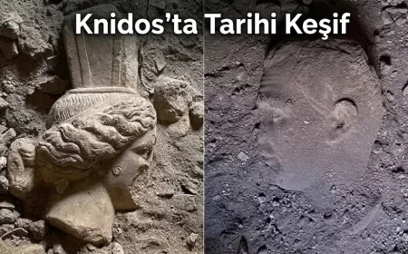 BİLİM VE SANATIN ANTİK MERKEZİ KNİDOS’TA TARİHİ KEŞİF: HELENİSTİK VE ROMA DÖNEMİNE AİT HEYKEL BAŞLARI ORTAYA ÇIKARILDI