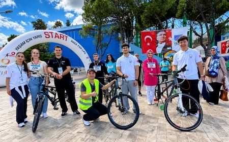 YAŞAM İÇİN YARIŞ’TA ENGEL YOK: ÖZEL SPORCULAR DA PARKURDAYDI