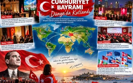 CUMHURİYET BAYRAMI DÜNYADA KUTLANDI