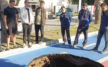 Bodrum’da sıradan bir gün. Koşu parkuru çöktü..