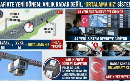    TRAFİKTE YENİ DÖNEM BAŞLIYOR, RADARI GÖRÜNCE FRENE BASMAK YETMEYECEK….