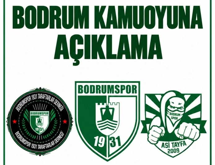 BODRUM’UN RANTININ PEŞİNDE KOŞANLARIN SPORUN RUHUNDAN ANLAMAMASI NORMAL  BODRUMSPOR 1931 TARAFTARLAR DERNEĞİ  ASİ TAYFA TARAFTAR GRUBU’NDAN  BODRUM KAMUOYUNA VE BÜYÜK BODRUMSPOR TARAFTARINA