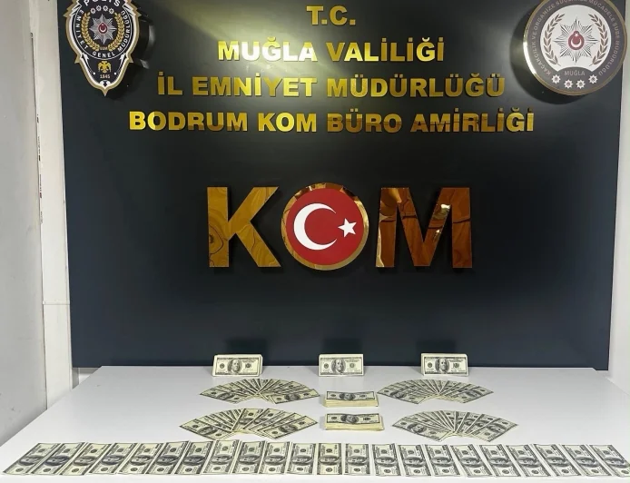 BODRUM’DA 46 BİN 200 SAHTE DOLAR ELE GEÇİRİLDİ!