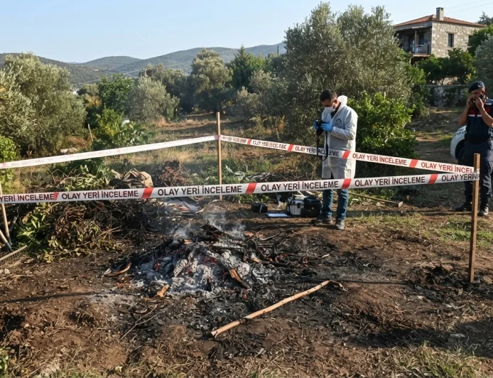 Bodrum'da Temizlik Ateşi Faciayla Bitti:  Yaşlı Adam Ateşin İçine Düşerek Can Verdi