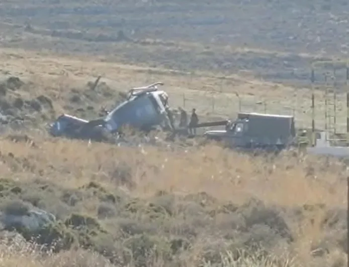 SON DAKİKA…Kilimli (Kalimnos) adasında askeri helikopter düştü
