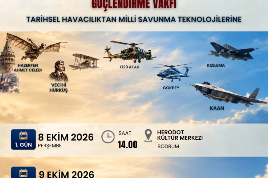 BODRUM’DA MİLLİ TEKNOLOJİ RÜZGARI: TARİHSEL HAVACILIKTAN MİLLİ SAVUNMAYA